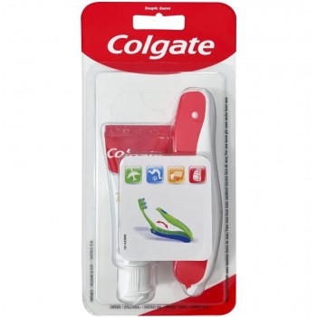 Colgate Travel Kit Οδοντόπαστα 20ml & Οδοντόβουρτσα Ταξιδιού Χρώμα Κοκκινο